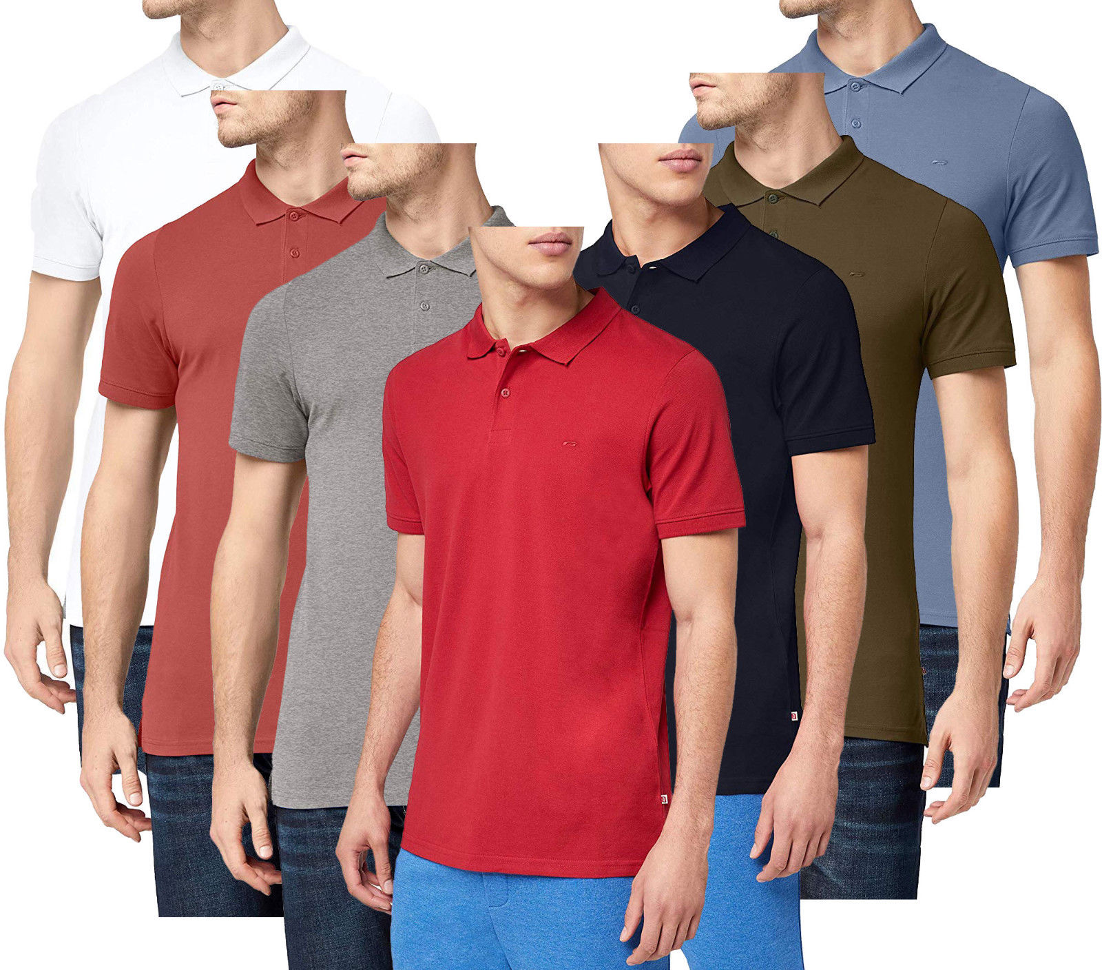 MENS BRAND NEW TSHIRTS SHORT SLEEVE JACK /& JONES IN NAVY BLACK RED COLOUR S-2XL