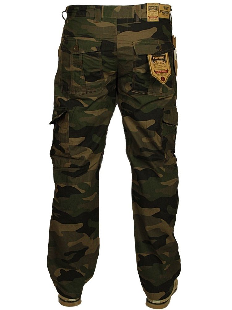 Mens King Size Cargo Combat Trousers Military Camouflage Casual Pants ...