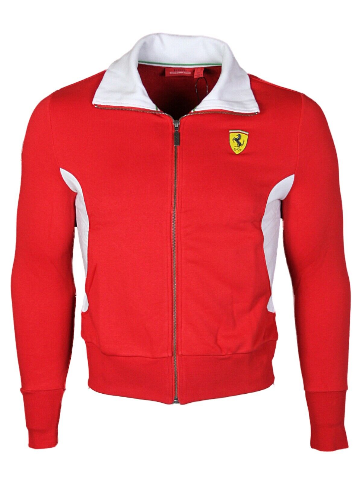 Ferrari Womens Red Jackets Zip Up Fitted Lightweight Casual Ladies ...