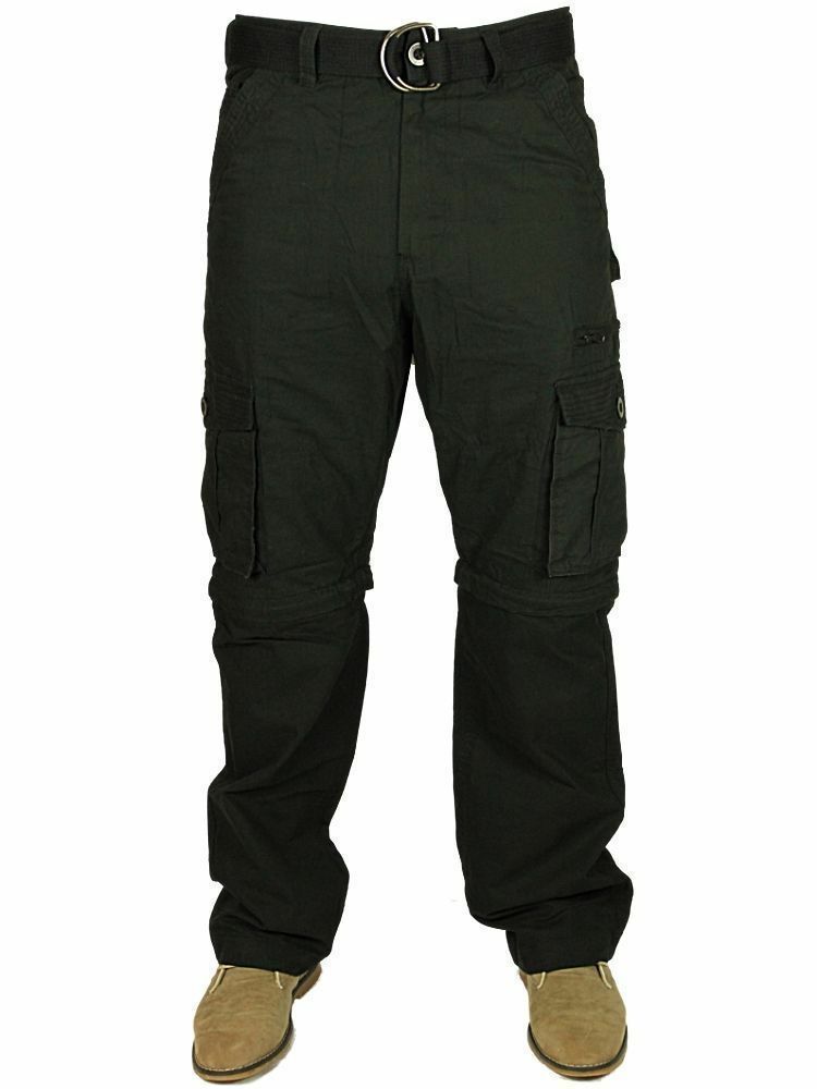 Men's 2-in-1 Convertible Cargo Pants & Shorts Multi-Pocket