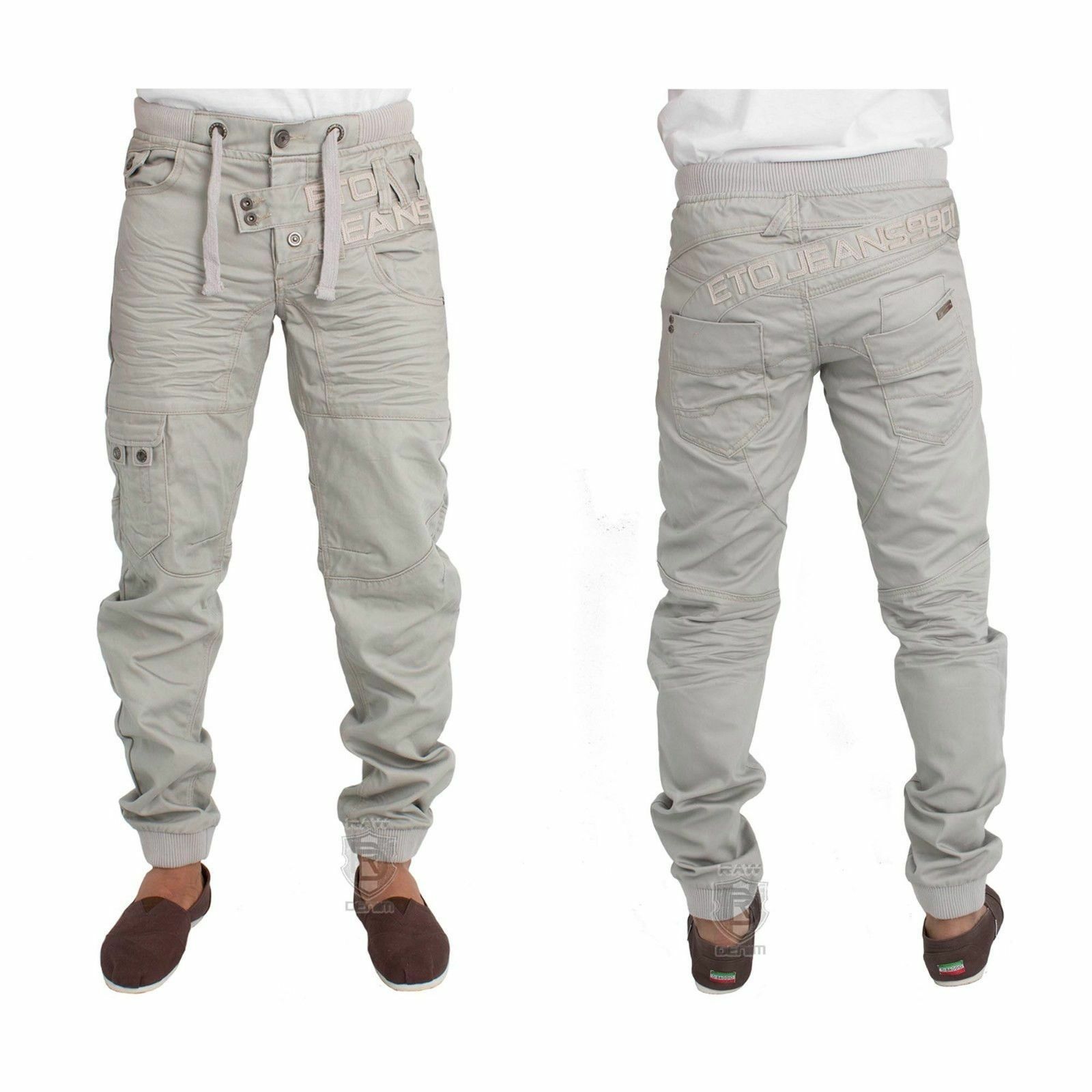 cuffed jogger jeans