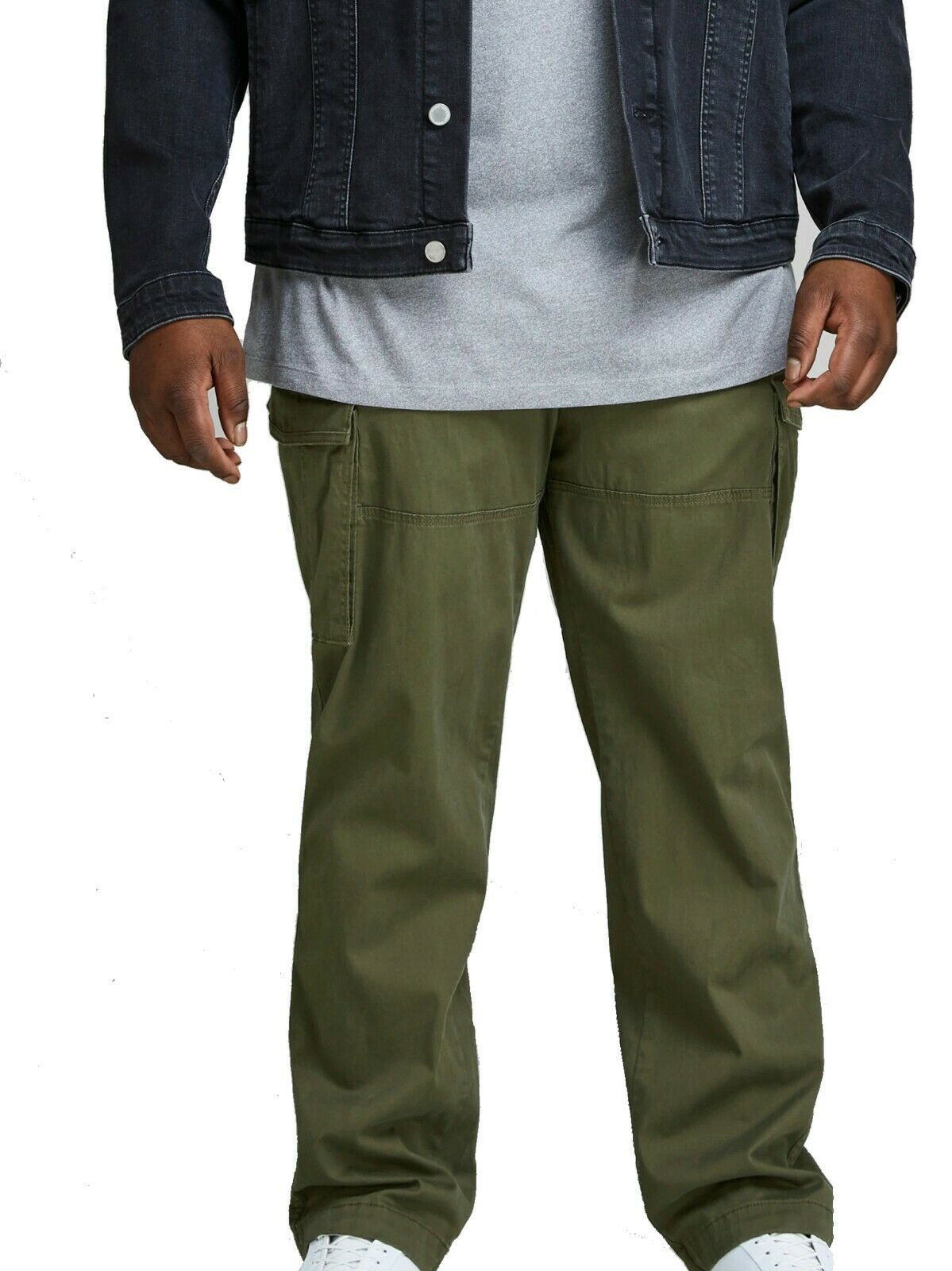 Jack & Jones Intelligence Cargo Trousers in Green for Men