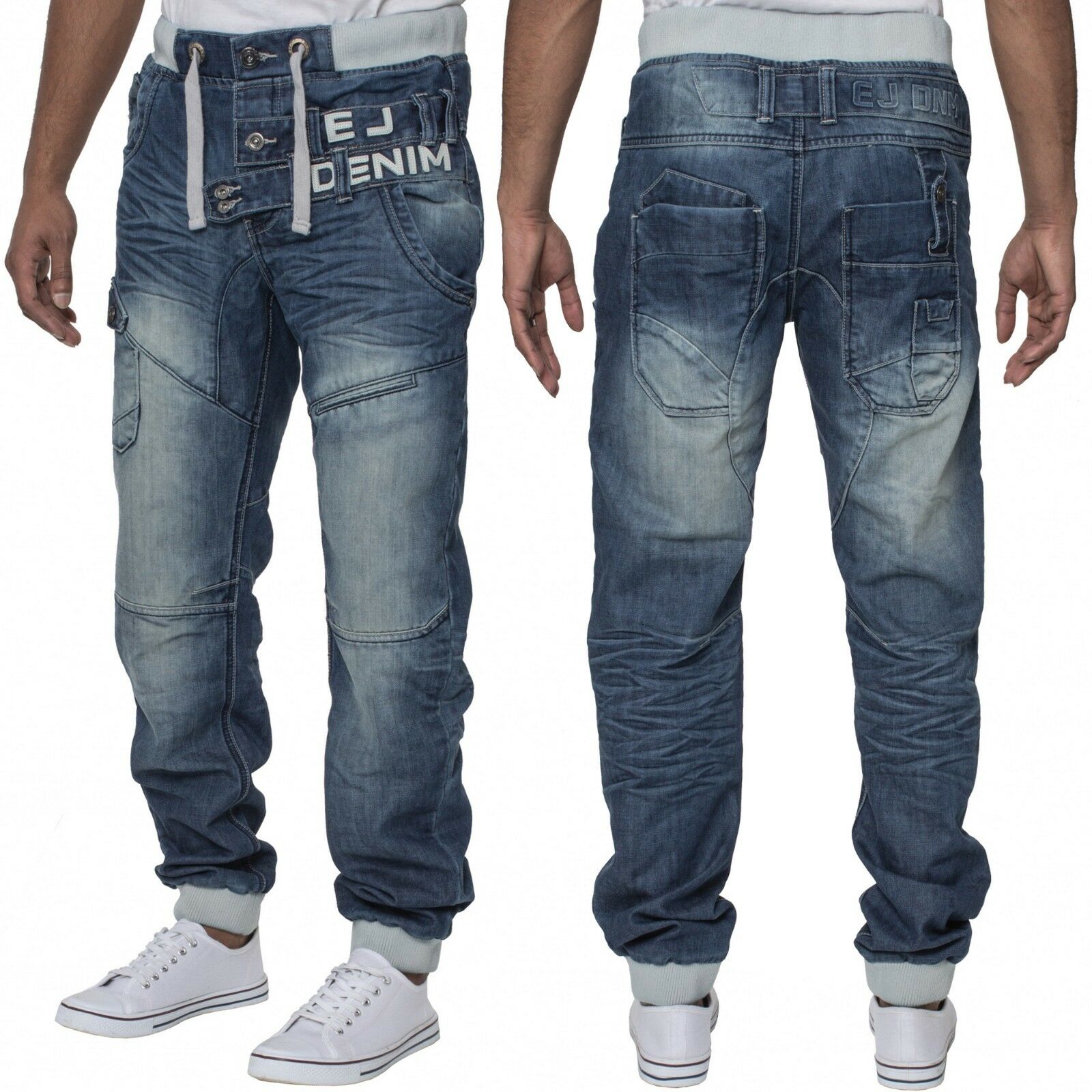 men's elasticated jeans