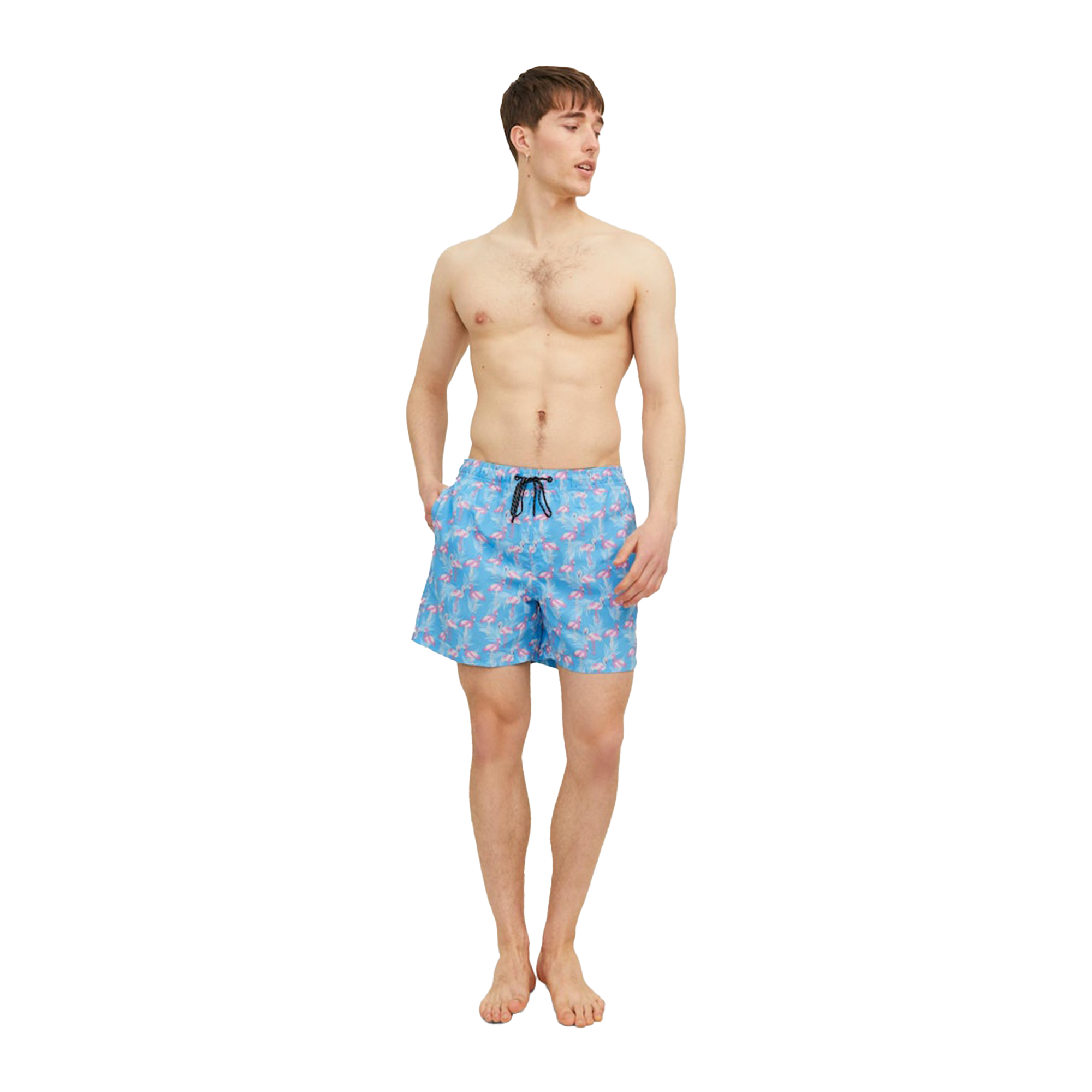 Men's Board Shorts Swimming Shorts Summer Shorts Beach Shorts Pockets Drawstring Elasticated - View #9