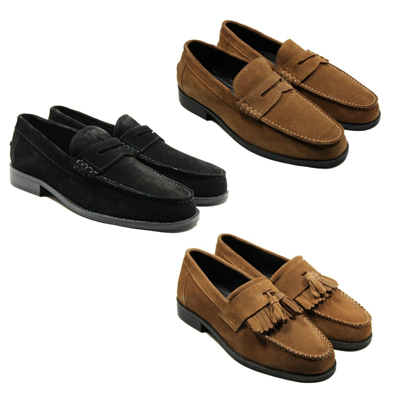mens summer suede loafers