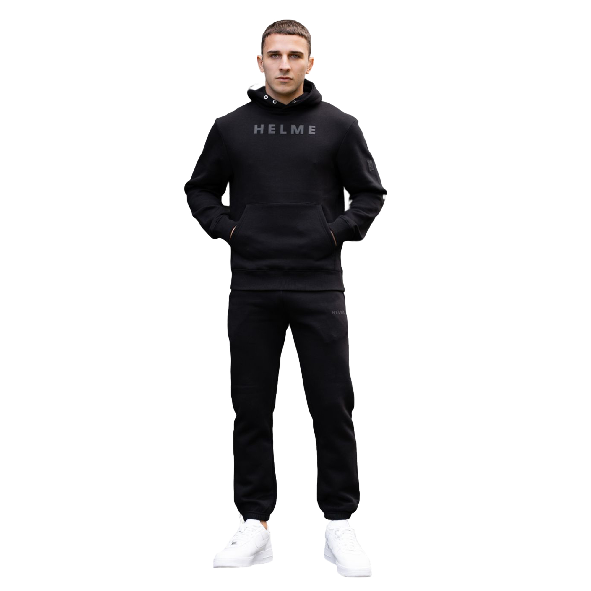 Mens Tracksuit Set Fleece Hoodie and Jogger Pants with