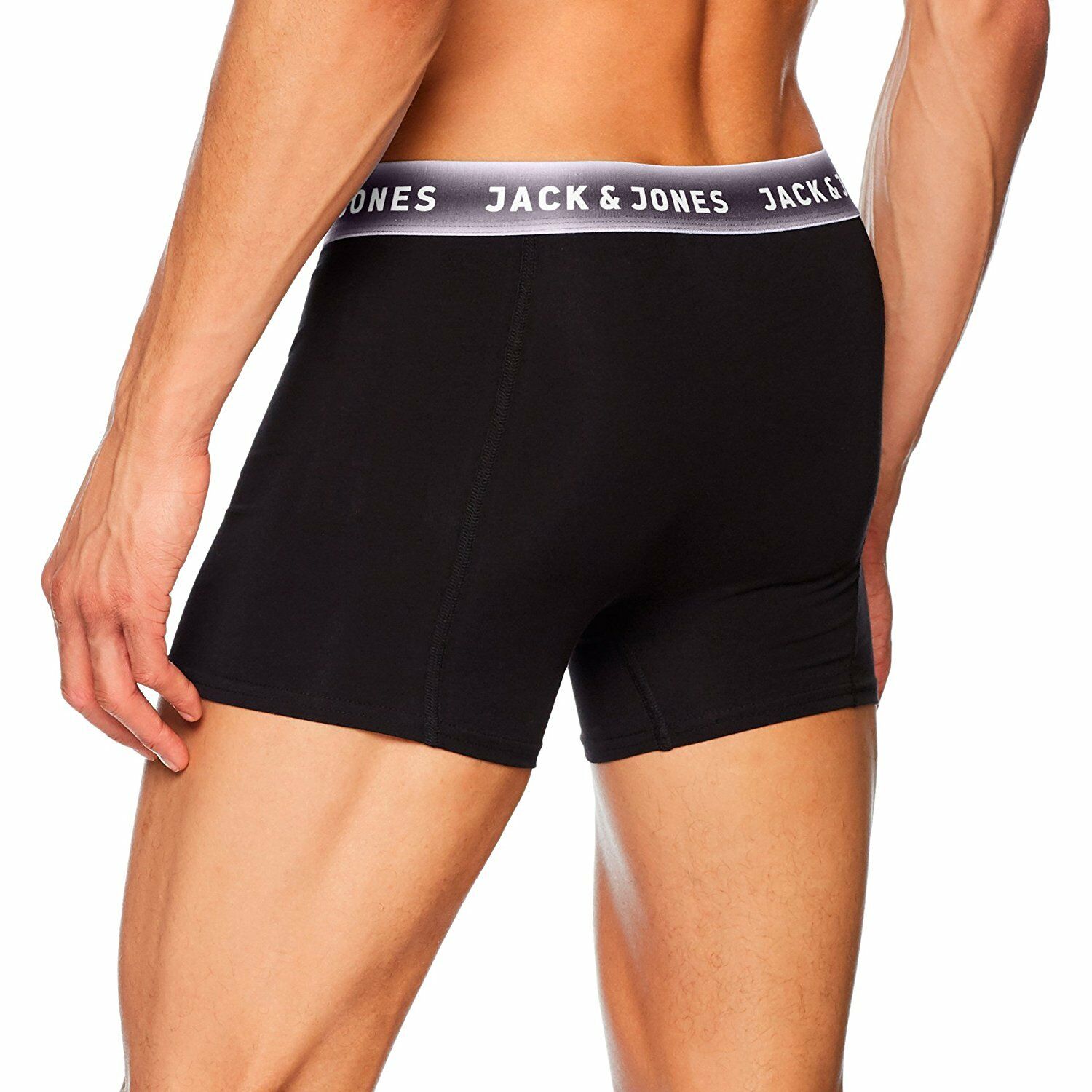 Jack & Jones Mens Jac tommy Trunks Designer Boxer Shorts Black ...