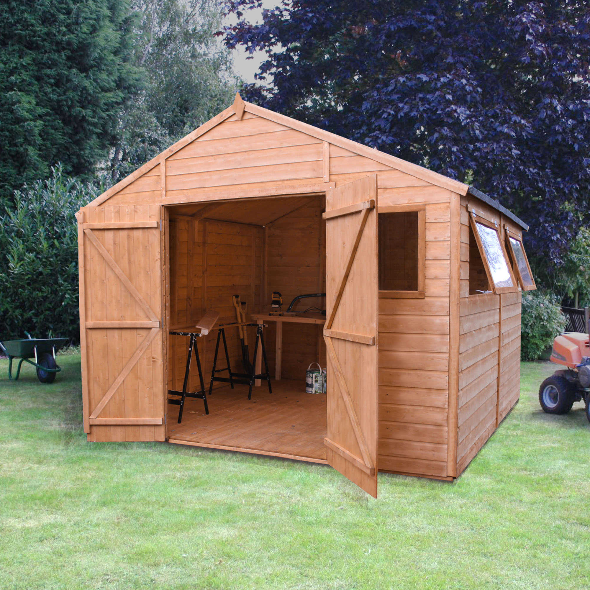 10x10 wooden shed
