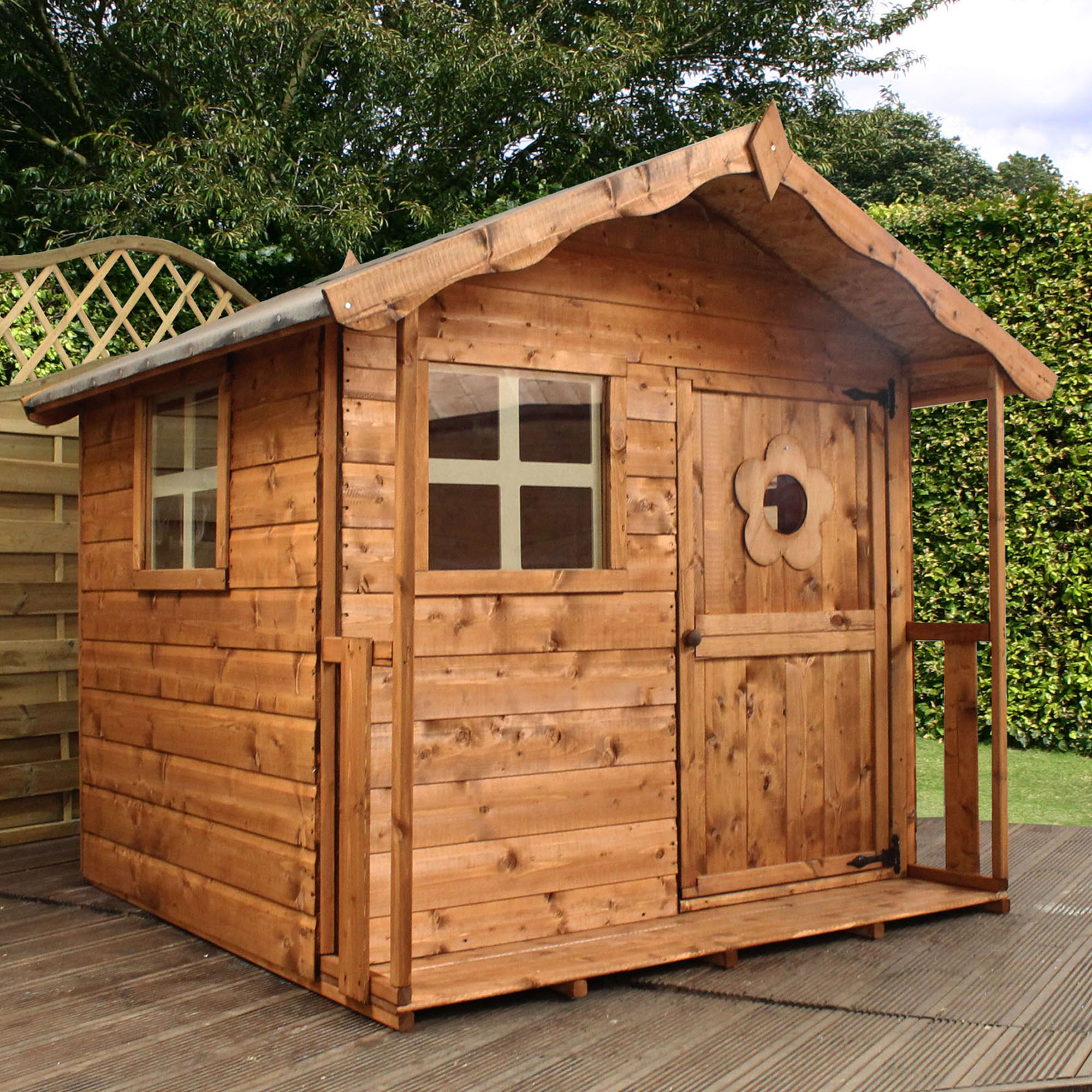 outdoor wooden wendy house