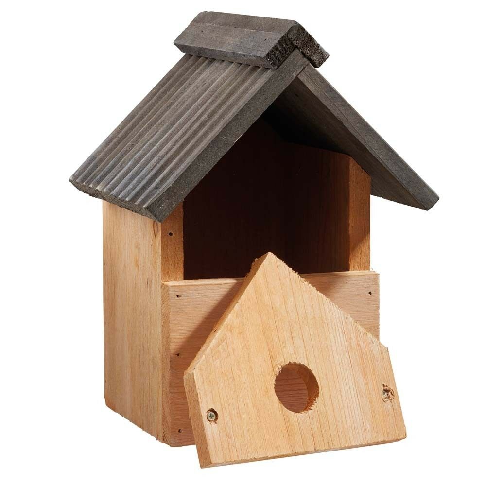 Wild Bird Nesting Box Roosting House 2in1 Multi Purpose Easy Clean