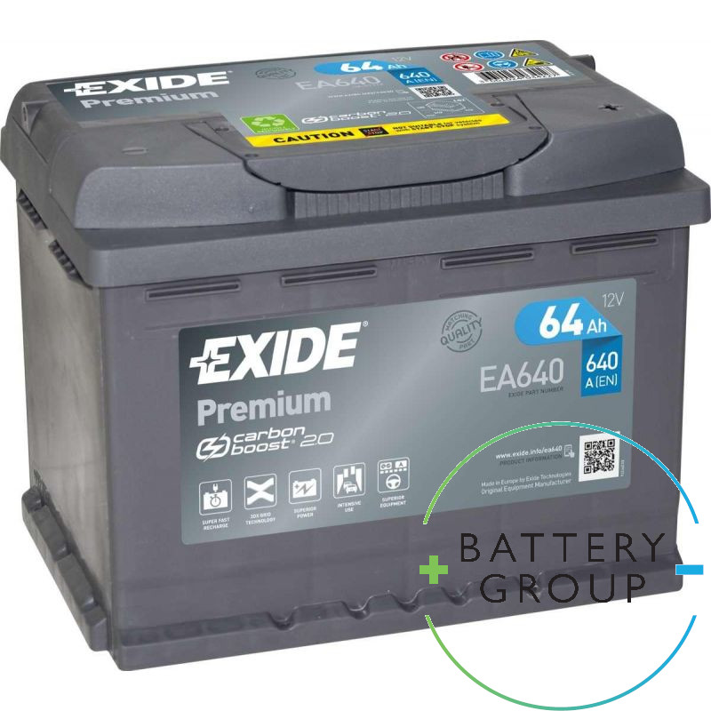 Аккумулятор exide premium ea640