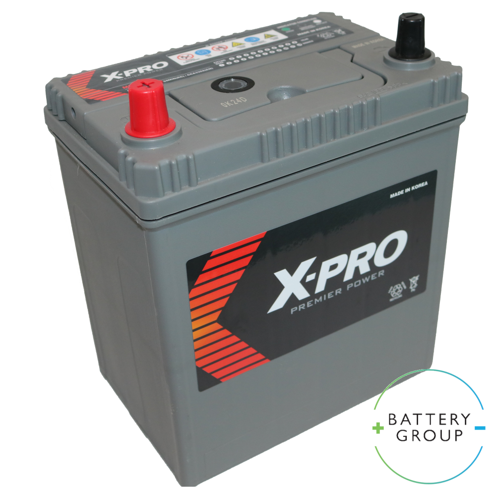 055 Car Battery X-Pro 54027 12V 40Ah 330A/EN Varta A15 Equivalent