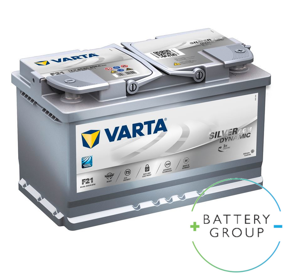 VARTA F21 VRLA AGM 12V 80AH 800A Car Battery Fits BMW 61217555286