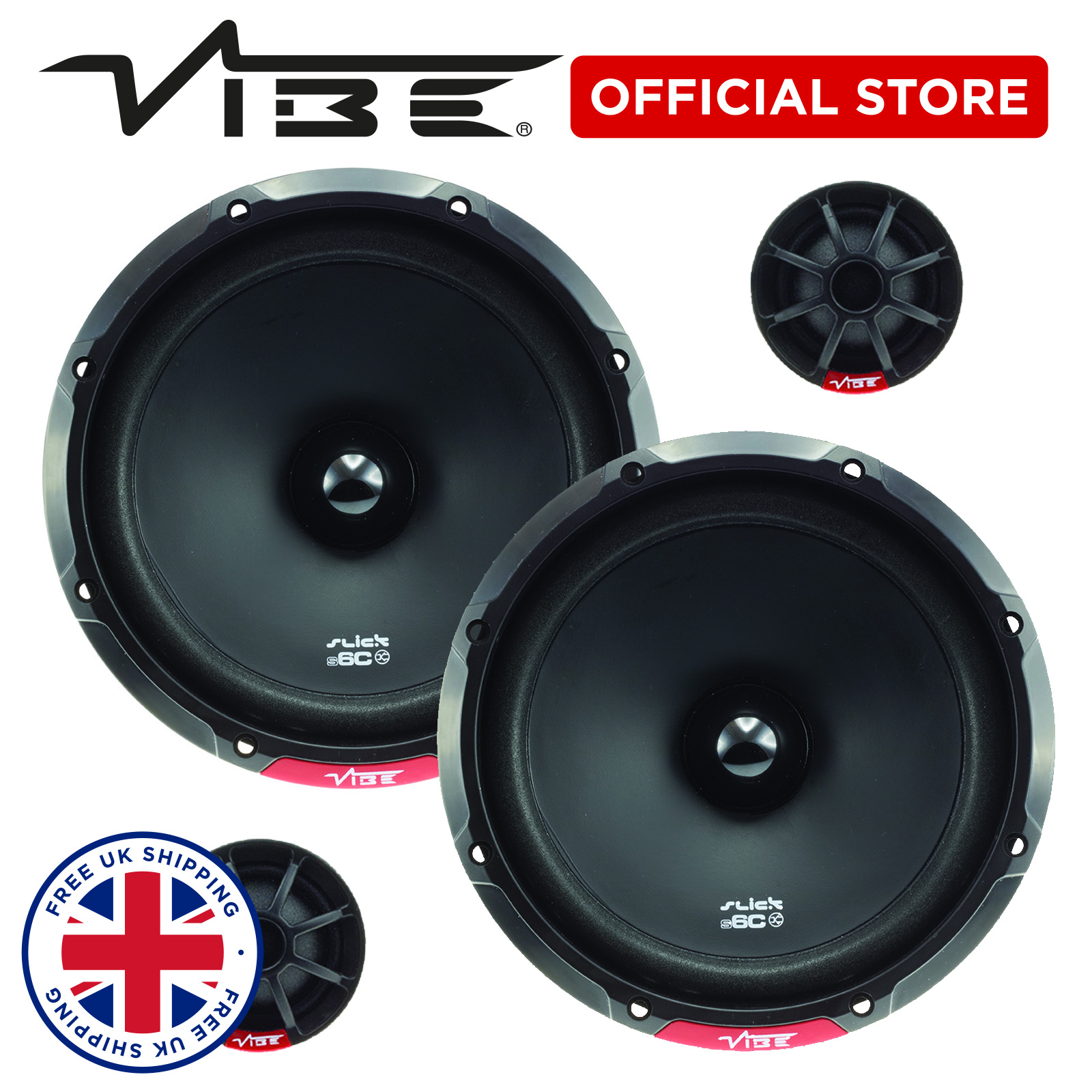 JVC CS-DR601C DRVN Series 6-1/2" Component Speaker System At
