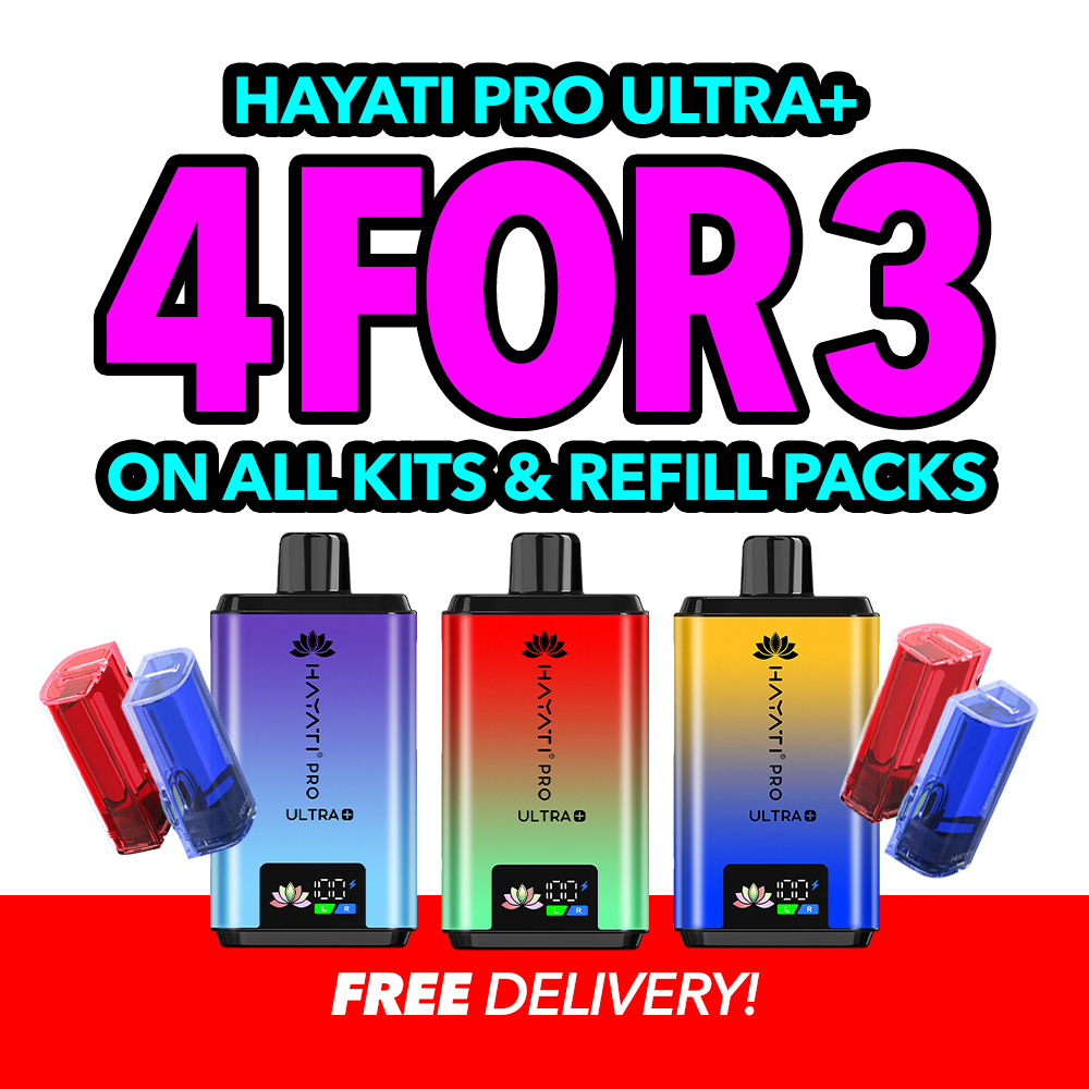 Hayati Pro Ultra Plus 25000 Pod Kit and Replacement Refill Pack | Vape |  E-Cig