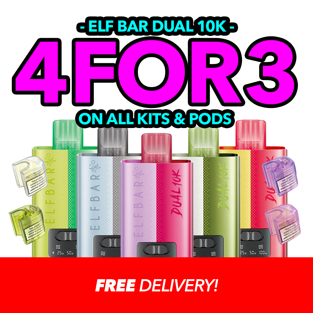 Elf Bar Rechargeable Vape Elf Bar Elfa Pro Rechargeable Pod Device Elf Bar  Dual 10k Vape Kit and Replacement Refills | Rechargeable Vape | E-Cig