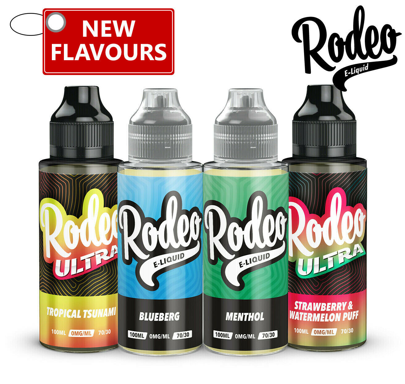 100ml Vape Liquid E Liquid Vape Juice Rodeo No Nicotine Premium Ebay