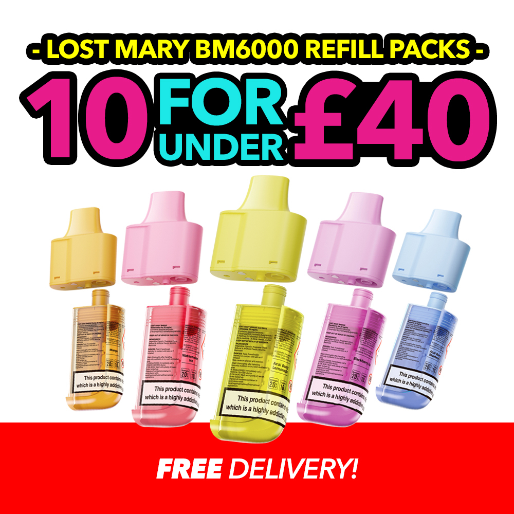 lost mary bm6000 refill liquid Lost Mary BM6000 Vape Refills main image 0