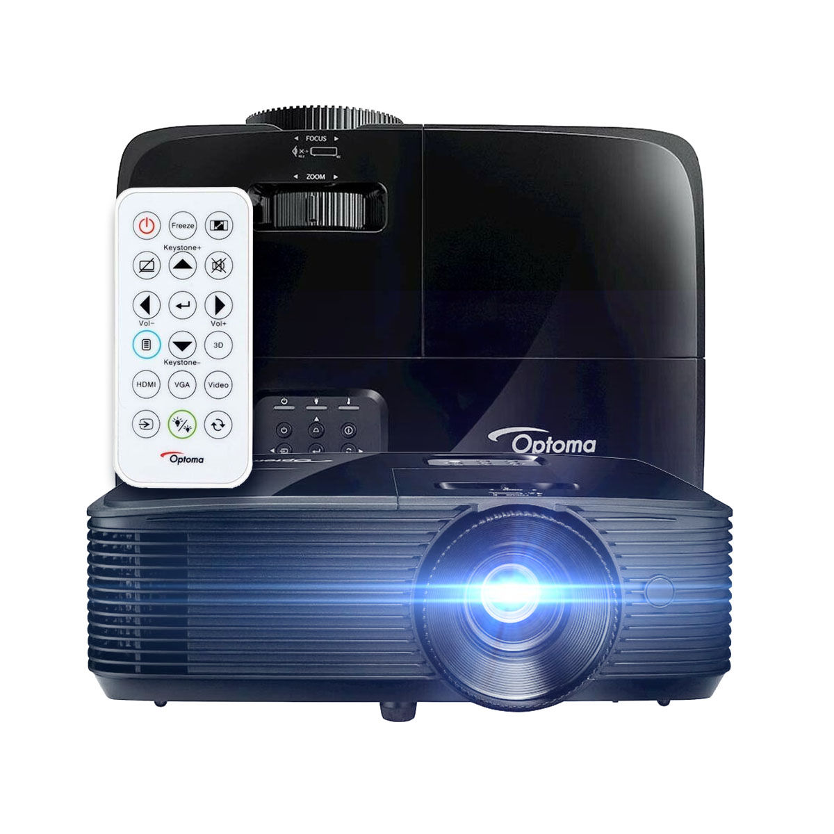 Optoma H185X DLP 3D WXGA Home Cinema Projector 3700 ANSI lumens Black