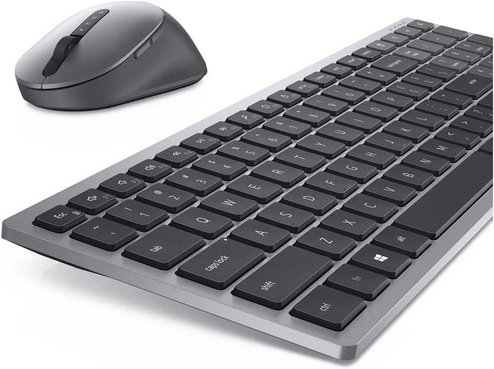 Dell KM7120W Multi-Device Wireless Keyboard and Mouse Combo - Titan Gray