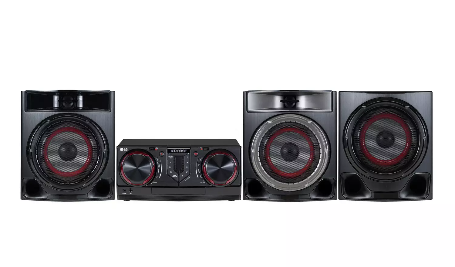 LG XBOOM CJ45 720W Bluetooth Controlled Hi-Fi Sound System Black