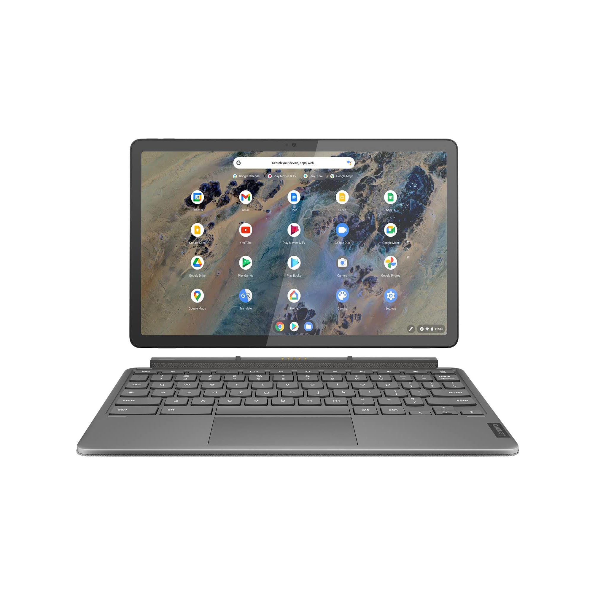 Lenovo IdeaPad Duet 3 Chrome Laptop Snapdragon 4GB RAM 128GB eMMC Grey