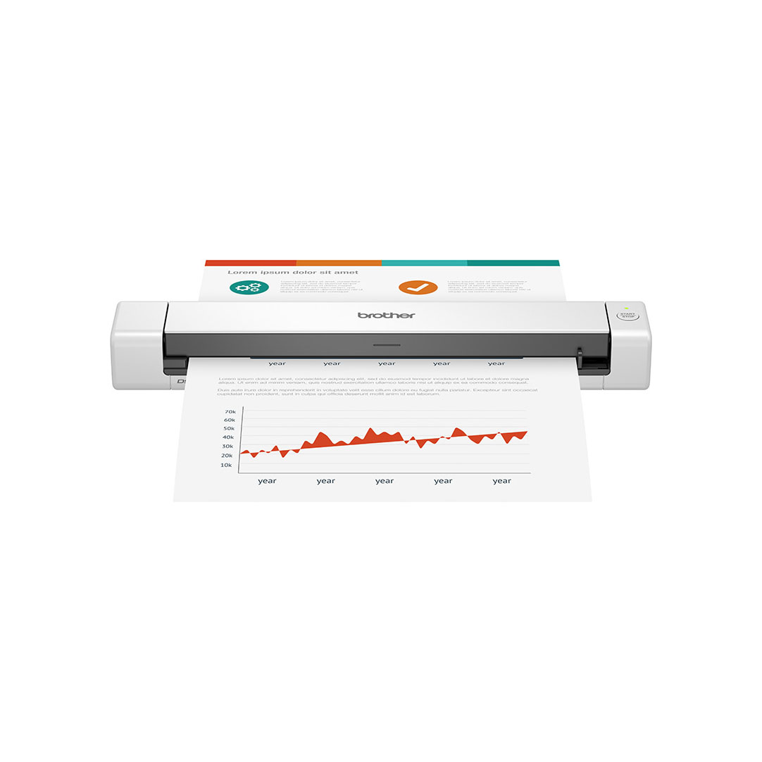 Brother DS-640 A4 Mobile Document Compact Colour Scanner USB 3.0 DS640TJ1