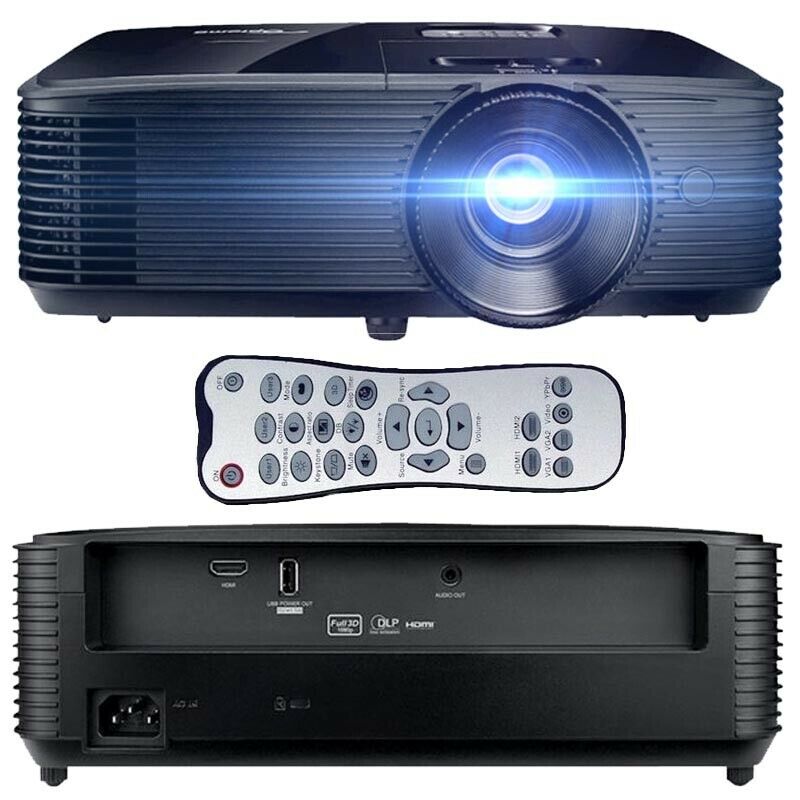 Optoma Home Cinema Projector HD145X Full HD 1080p 3400 ANSI lumens 3D Support