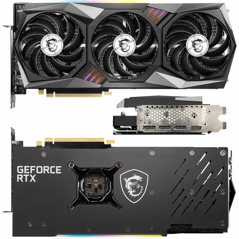 MSI NVIDIA GeForce RTX 3060 12GB GAMING Z TRIO Ampere Graphics Card