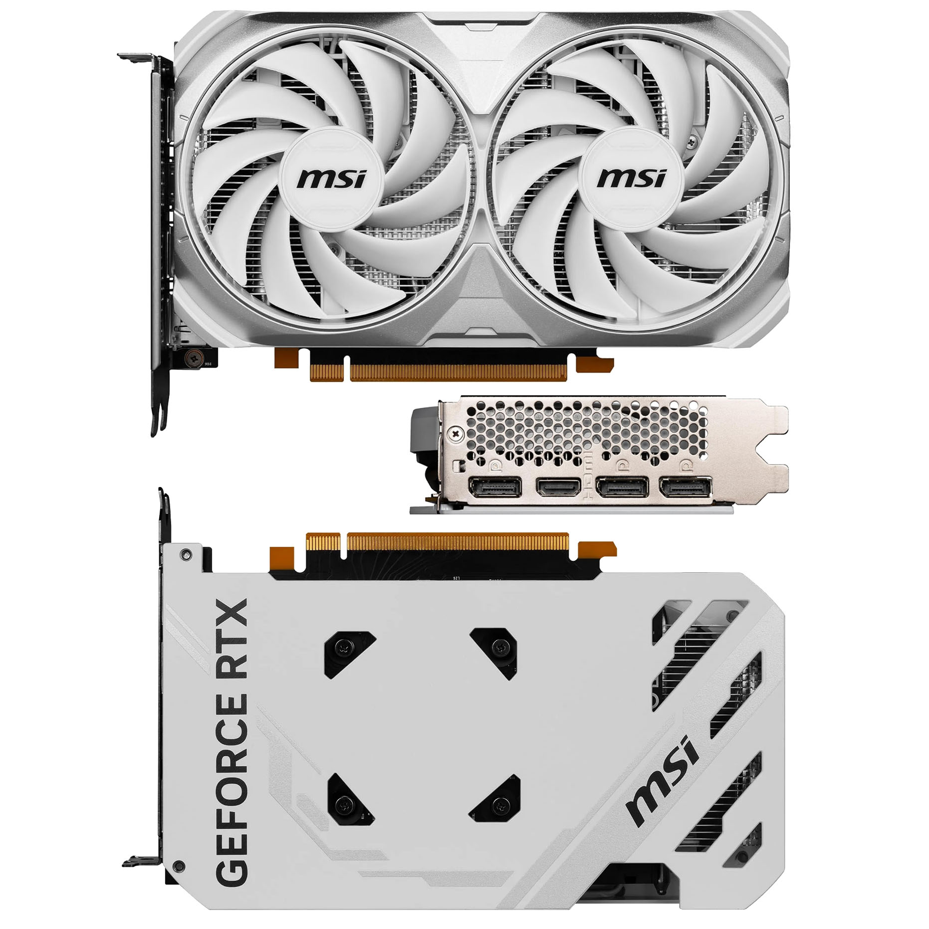 MSI RTX 4060 VENTUS 2X OC White 8 GB GDDR6 Graphics Card Ray Tracing DLSS