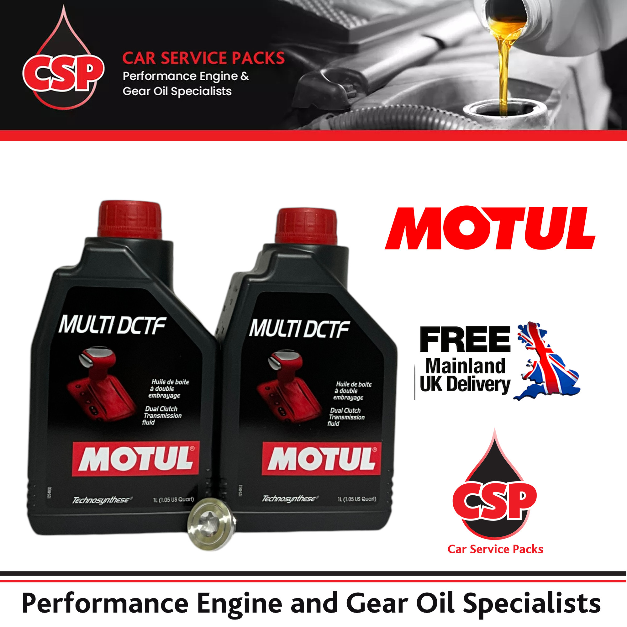 VAG DQ200 7 Speed DSG Gearbox Transmission Service Kit Motul Multi