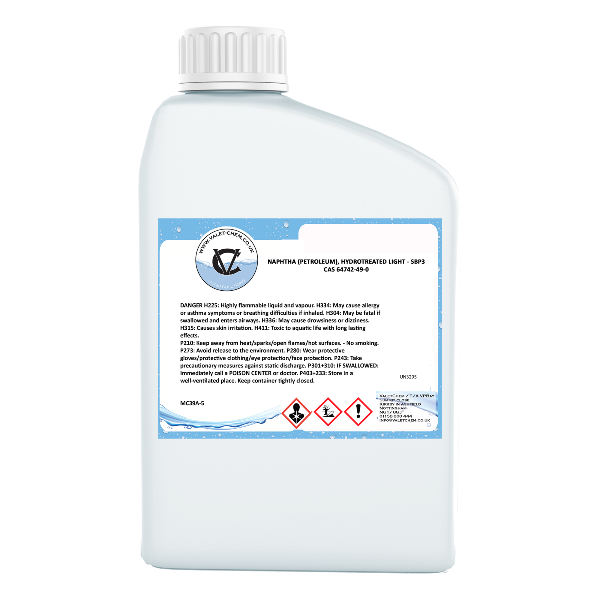 Naphtha (petroleum) hydrotreated light Solvent Laundry Soap Cleaning Fluid  - 1L
