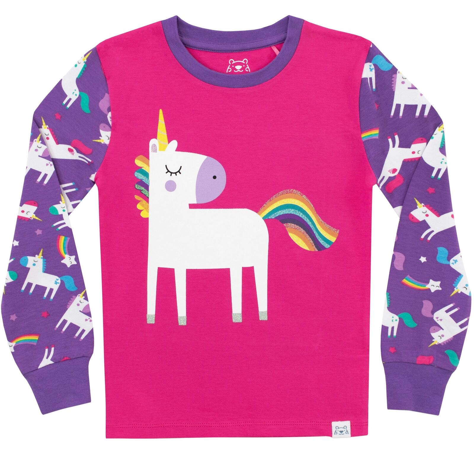 Unicorn Pyjamas Kids Girl 4 5 6 7 8 9 10 11 12 Years PJs Nightwear Snuggle Fit