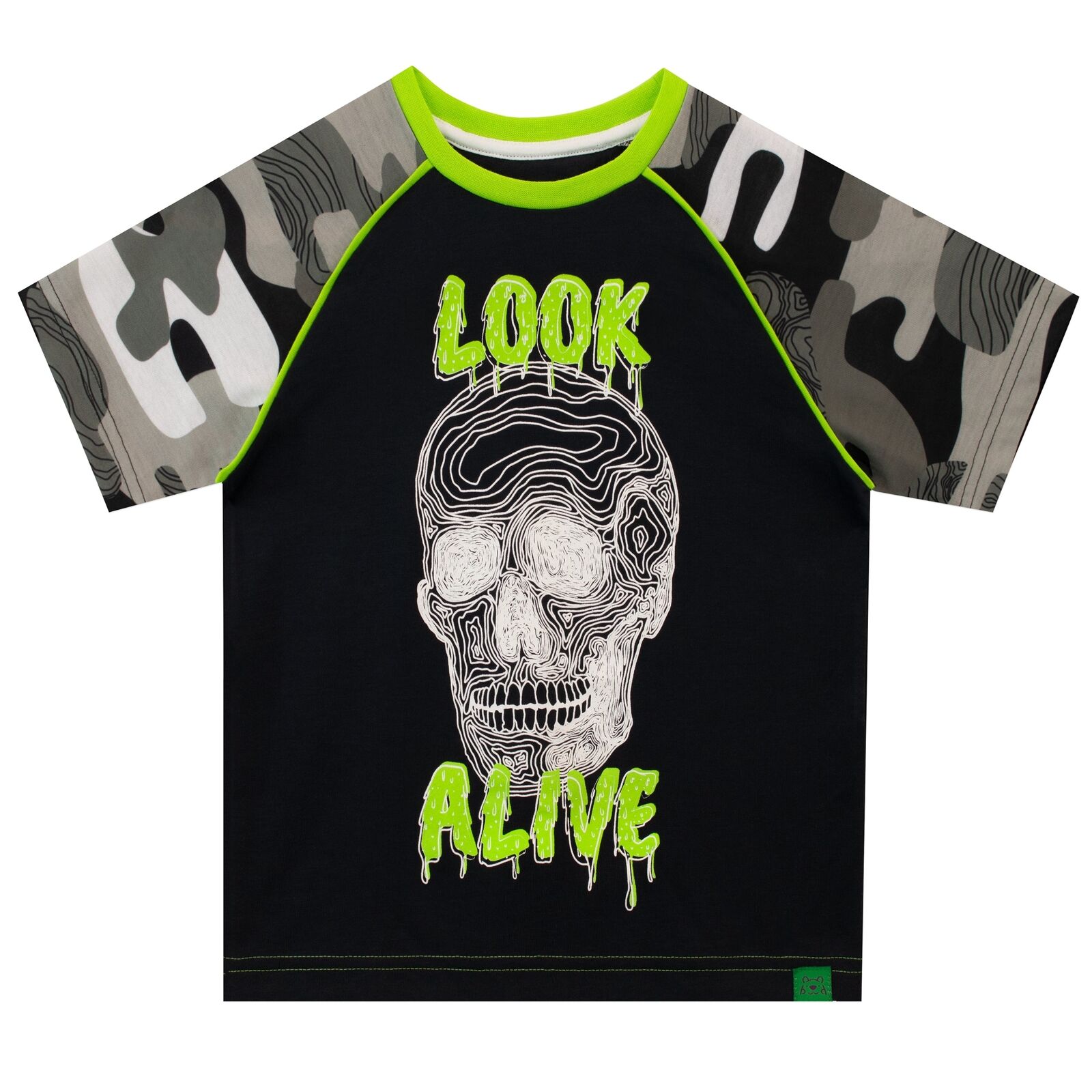 Skull Camouflage Pyjamas Trousers Boys