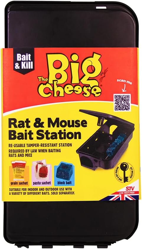 The Big Cheese Rat and Mouse Bait Box STV179 UK