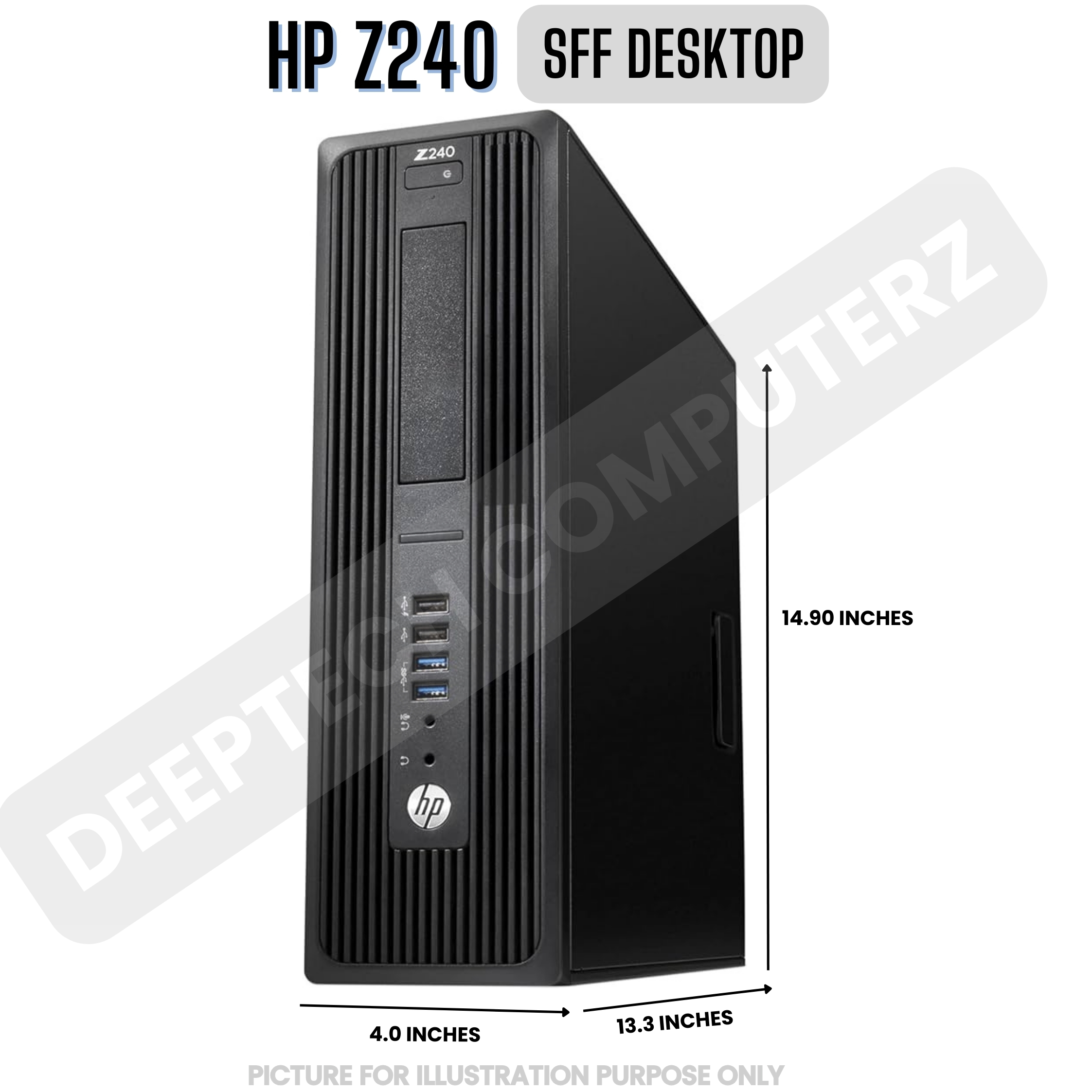 HP Z240 SFF Intel Core i7-6700 32GB RAM 2TB SSD Wi-Fi Windows 11
