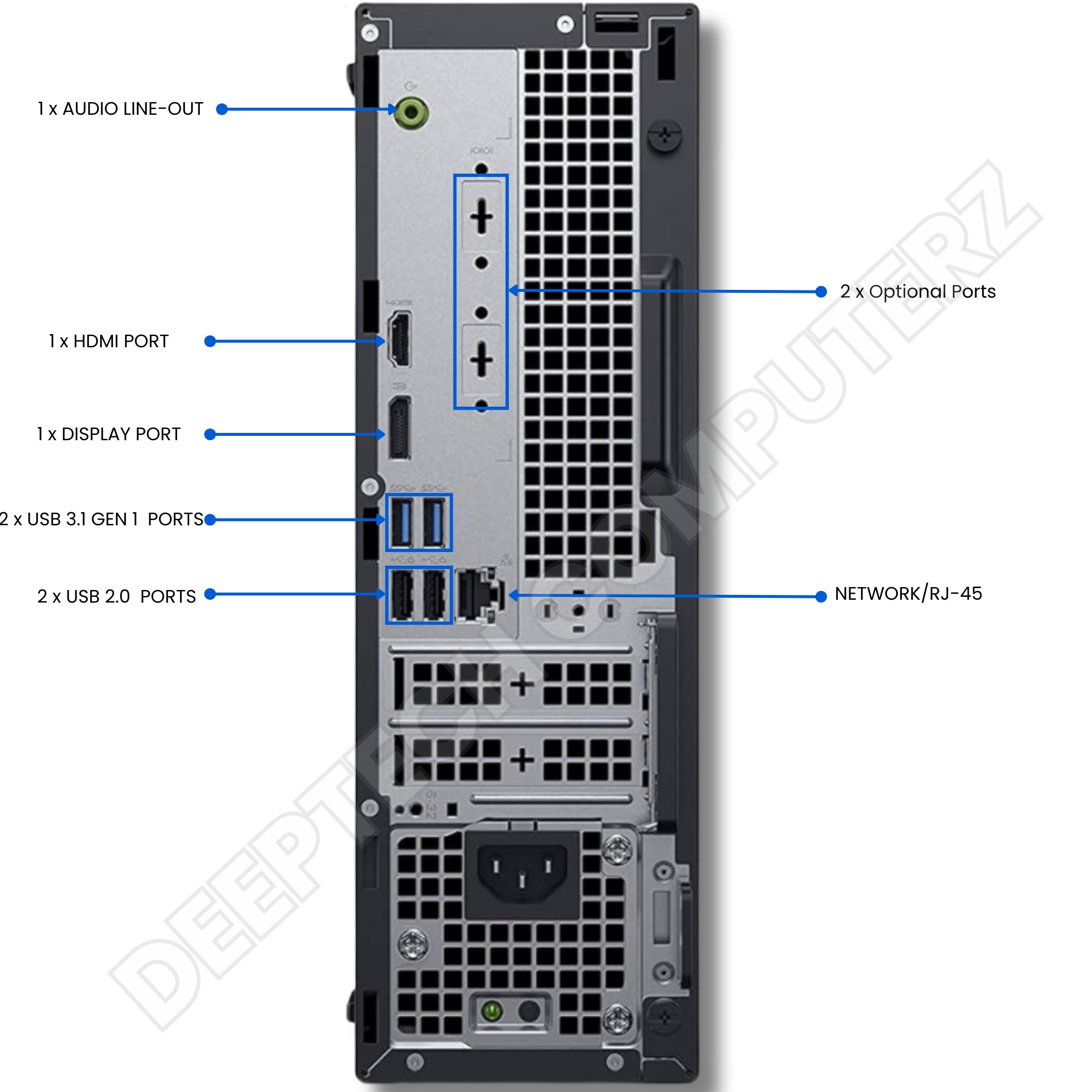 DELL Optiplex 3050 SFF Desktop Core-i7 7th Gen 32GB RAM 1TB SSD Wi